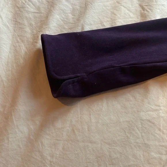 Kim Rogers Dark Purple Plum Blazer.  Size Medium Petite - Picture 4 of 8